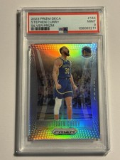 2023-24 Panini Prizm Deca Stephen Curry #144 Silver Prizm PSA 9