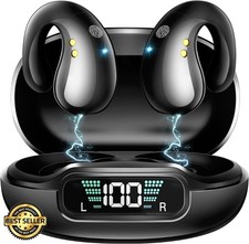 Wireless Earbuds Ear Clips Bluetooth Sport Buds With Charging Case NEW  