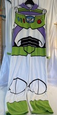 Disney Pixar adult Toy Story Buzz Lightyear Costume pajamas unisex Xl GUC