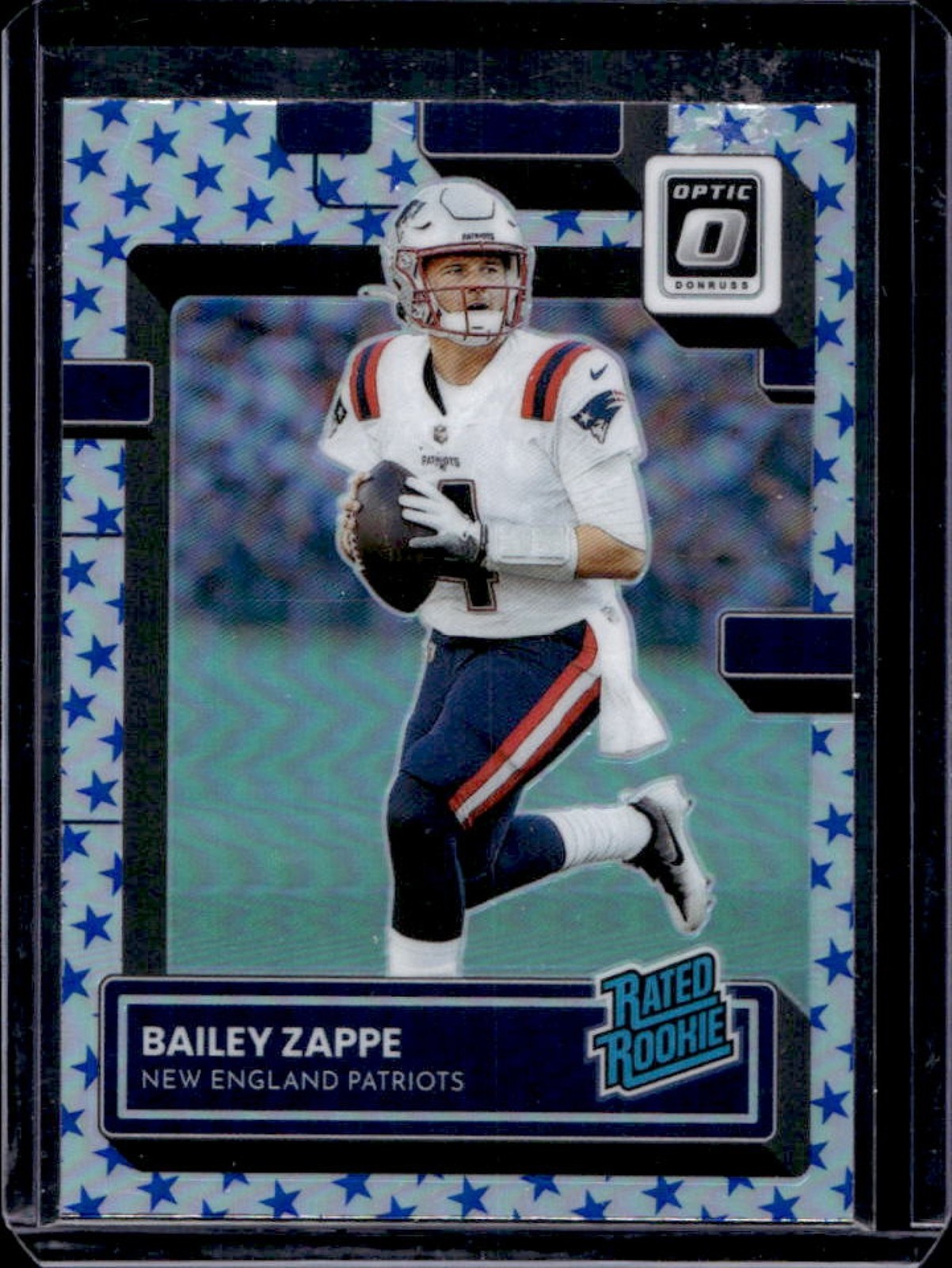 2022 Donruss Optic Bailey Zappe Stars Rated Rookie #229 Patriots