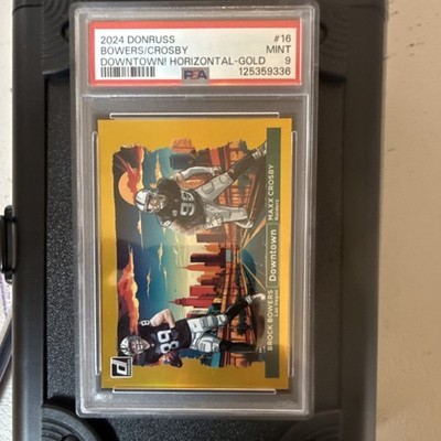 2024 Panini Donruss - Horizontal Downtown! Brock Bowers, Maxx