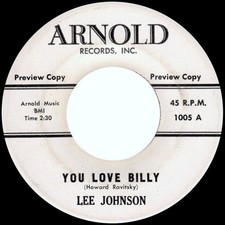 Lee Johnson (15) - You Love Billy / Get Goin', 7