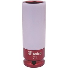 Astro Pneumatic AST7870-21  Deep Imact Socket  21mm x  3/8" Drive, 12-Point