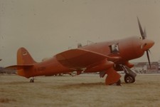 Aircraft Slide - Ex RN Hawker Sea Fury G-BCOV @ Blackbushe c.1974 - 35mm slide
