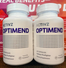 2 bottles ACTIVZ OPTIMEND 120 Capsules Cellul...