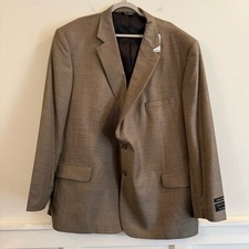 Men  s new Jos. A. Bank Classic Brown Travelers Collection Blazer size 56 regular