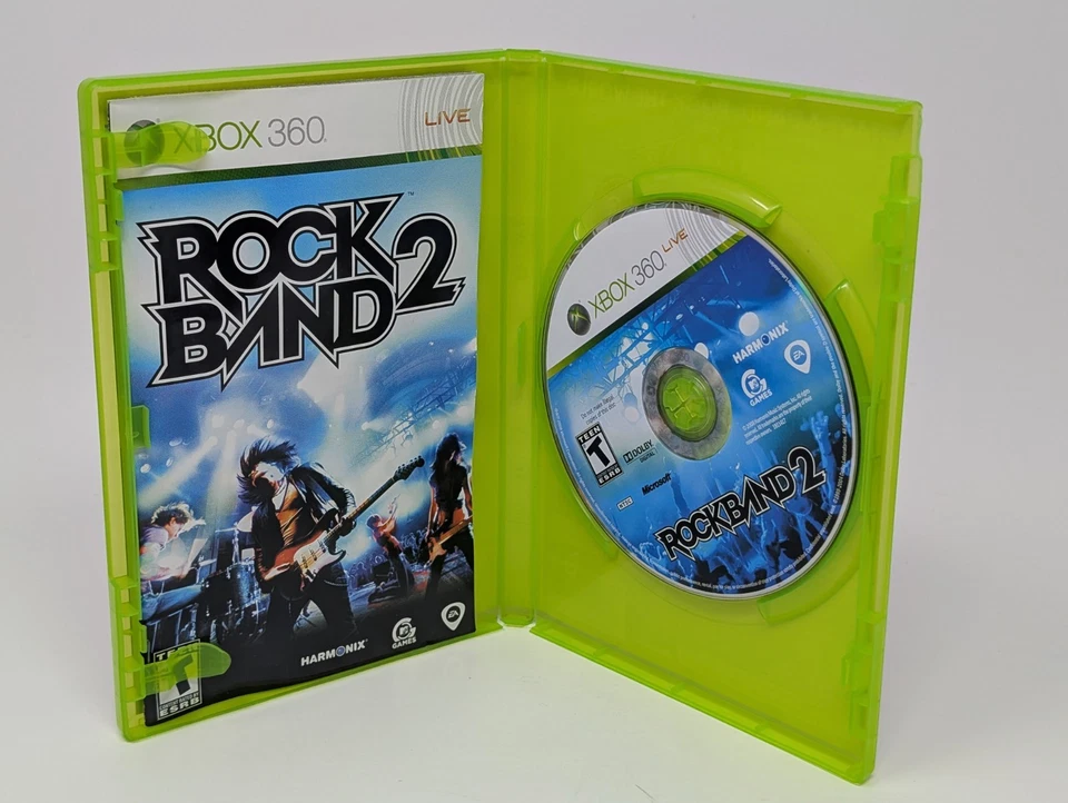 Rock Band 2 (Microsoft Xbox 360, 2008) - Complete CIB - Image 4 of 4