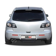 Heckschürzenansatz Heck Diffusor für Mazda 3 BK 2006-2009 Unlackiert Kunststoff