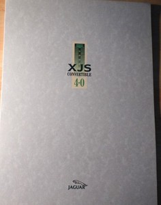Jaguar XJS Convertible 4.0 Press Kit 1992