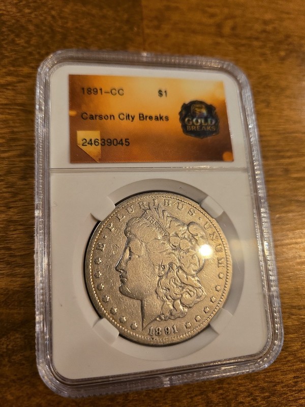 1891 CC (Carson City) Morgan Silver Dollar $1