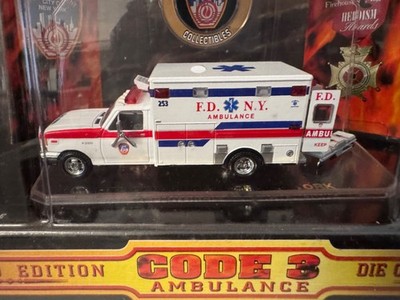 Code 3 #12107 Ford F-350 Ambulance FDNY Merger Transitional Colors