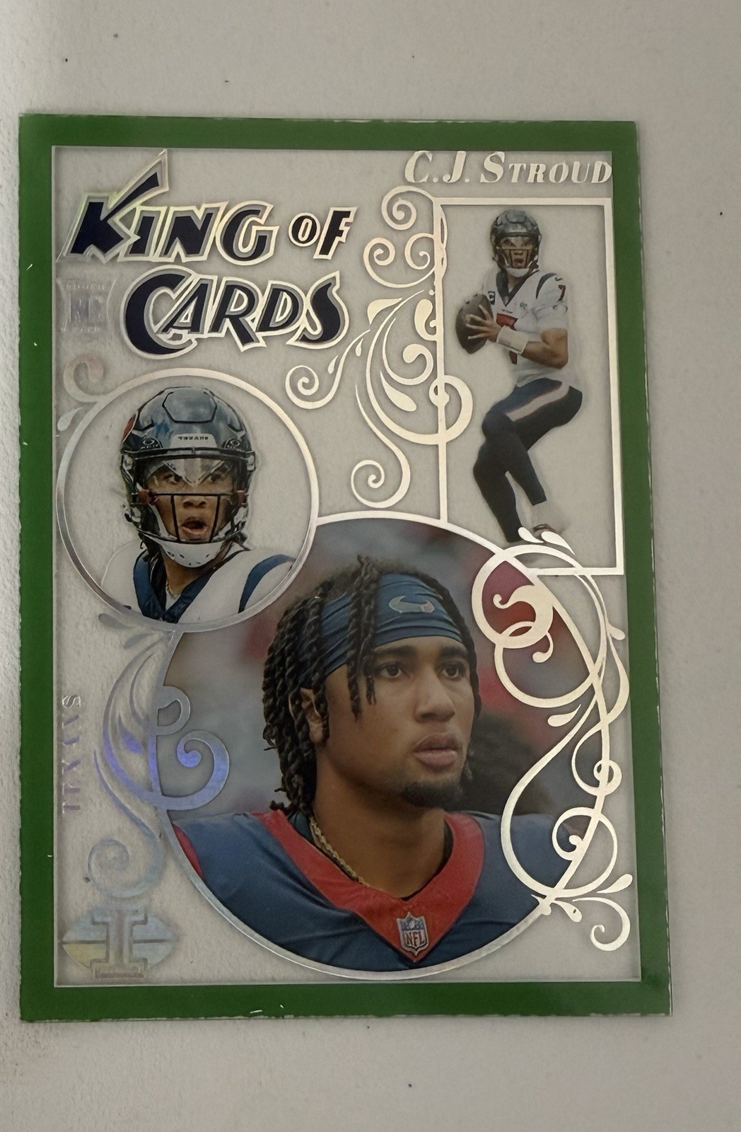 2023 Panini Illusions - King of Cards C.J. Stroud #17 Emerald (RC)