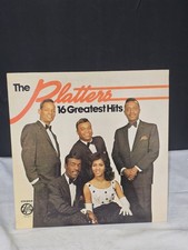 The Platters 16 Greatest Hits, Vinyl LP Trip Record Import 1987, Tested, Works