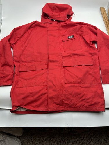 West Marine Offshore Sailing Jacket Parka Hooded Waterproof Men’s Med Red