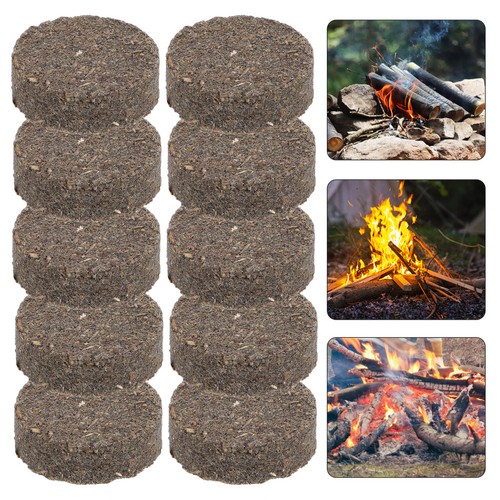 10Pcs Wood Kindling Tool Dried Kindling Wood Block Firewood Instant Flame Block - Bild 8 von 12
