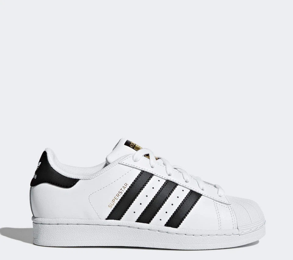 Adidas Superstar J Big Kids White/Core Black – Size 5 US – New w/ Box - Image 2 of 4