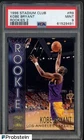 1996 Stadium Club Rookies 2 #R9 Kobe Bryant Lakers RC HOF PSA 9 MINT