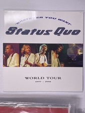 Status Quo Whatever You Want Programme & Ticket Original World Tour 1997-1998