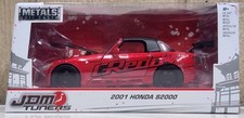 2017 Jada Toys 1:24 Scale JDM Tuners • Red 2001 Honda S2000 "GReddy"