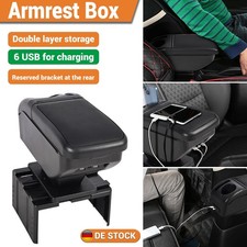 Auto Mittelarmlehne Armlehne Mittelkonsole Armauflage Ledertop Universal mit USB Auto Mittelarmlehne Armlehne Mittelkonsole Armauflage Ledertop Universal mit USB