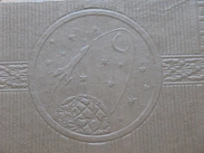 Document Folder USSR Propaganda Russian Rocket Space Ship Moon Fly Sputnik Cosmi