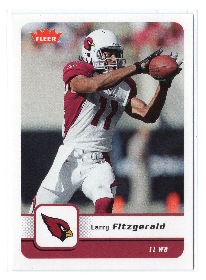 Football Card - 2006 Larry Fitzgerald 2 - Arizona Cardinals Fleer