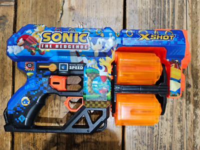 Sonic the hedgehog x shot foam dart blaster gun
