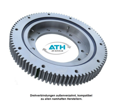 Drehverbindung 640x56 mm außenverzahnt Drehkranz 380kN kompatibel zu VLA 200544