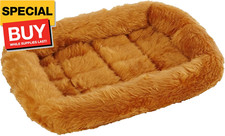 277192 Pet Crate Bed Cinnamon Fur for Pets 40218-CN 