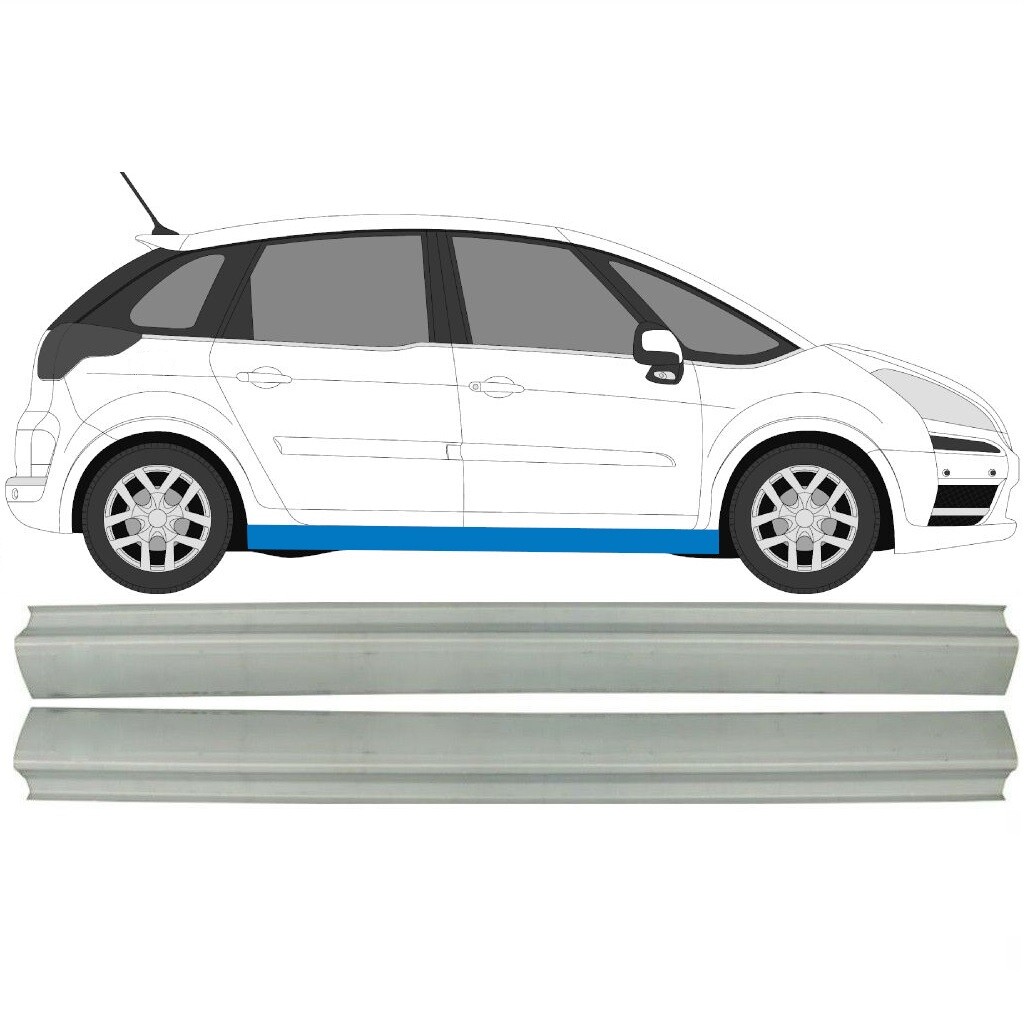 CITROEN C4 PICASSO 2006-2013 SILL REPAIR PANEL ROCKER PANEL / SET OF 2 / PAIR
