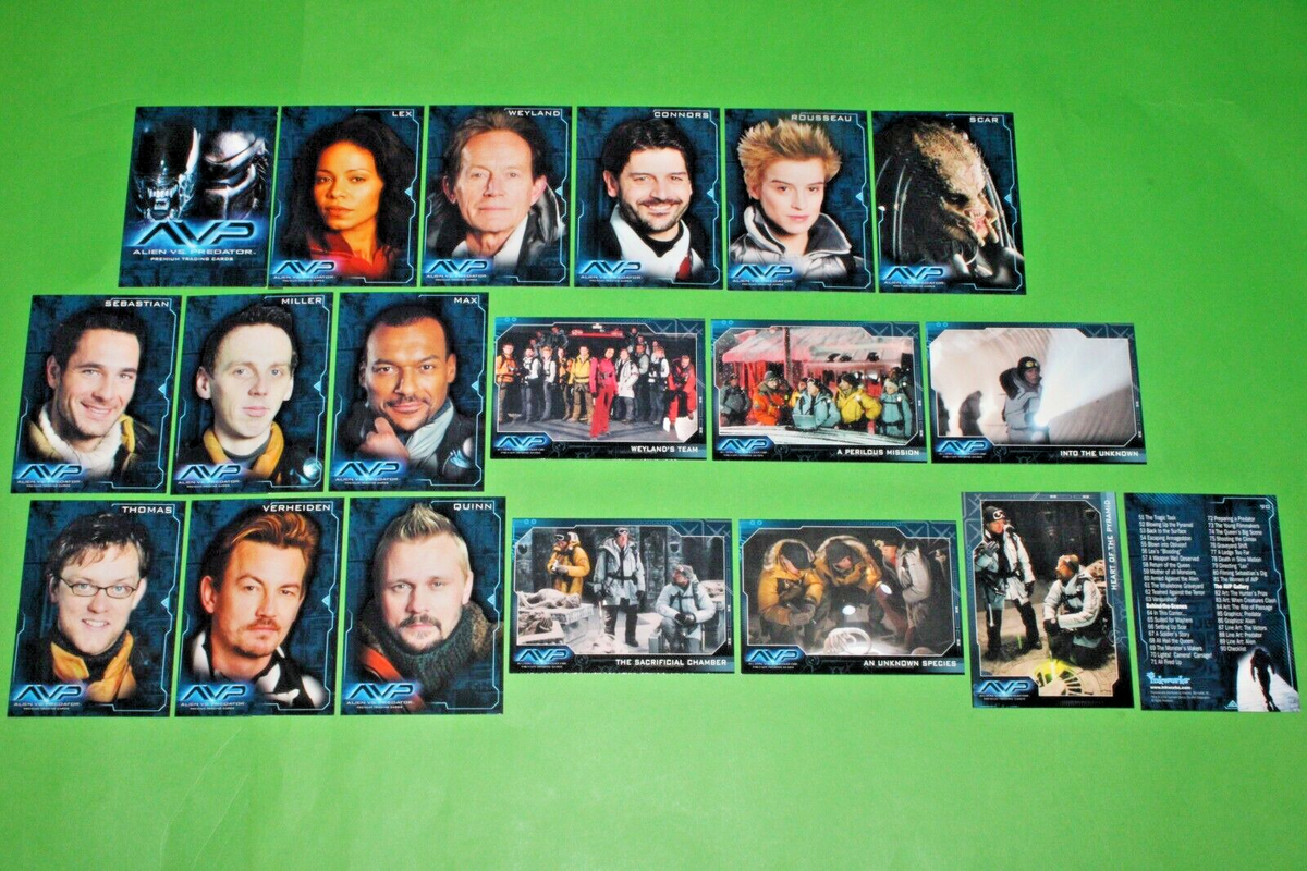2004 Alien vs Predator AVP BASE 90 Card Set SANAA LATHAN LANCE