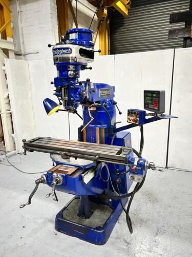 BRIDGEPORT J HEAD TURRET MILING MACHINE 2 AXIS DRO £3,950.00 + VAT