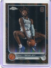 2022-23 Topps Chrome OTE MATT BEWLEY 12/25 ORANGE BASKETBALL REFRACTOR SP #44