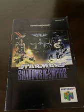 NINTENDO 64 STAR WARS SHADOWS OF THE EMPIRE INSTRUCTION MANUAL ONLY