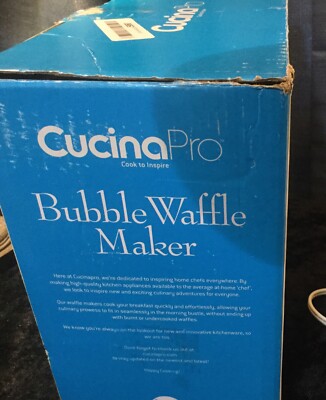Cucina Pro Bubble Waffle Maker | eBay
