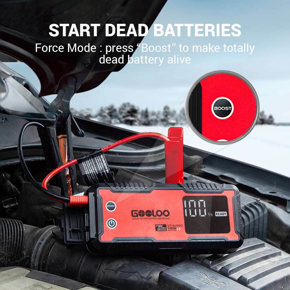 GOOLOO 4000 Amp Jump Starter GT4000S Car Starter Portable Battery