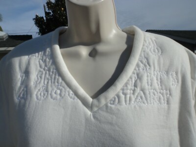 MM6 Maison Margiela 6, V-neck Logo Padded Stitched, Cloud Top