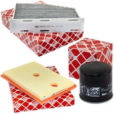 Inspektionspaket Filterset Febi für Audi Q3 Seat Skoda Yeti VW Caddy IV Jetta IV