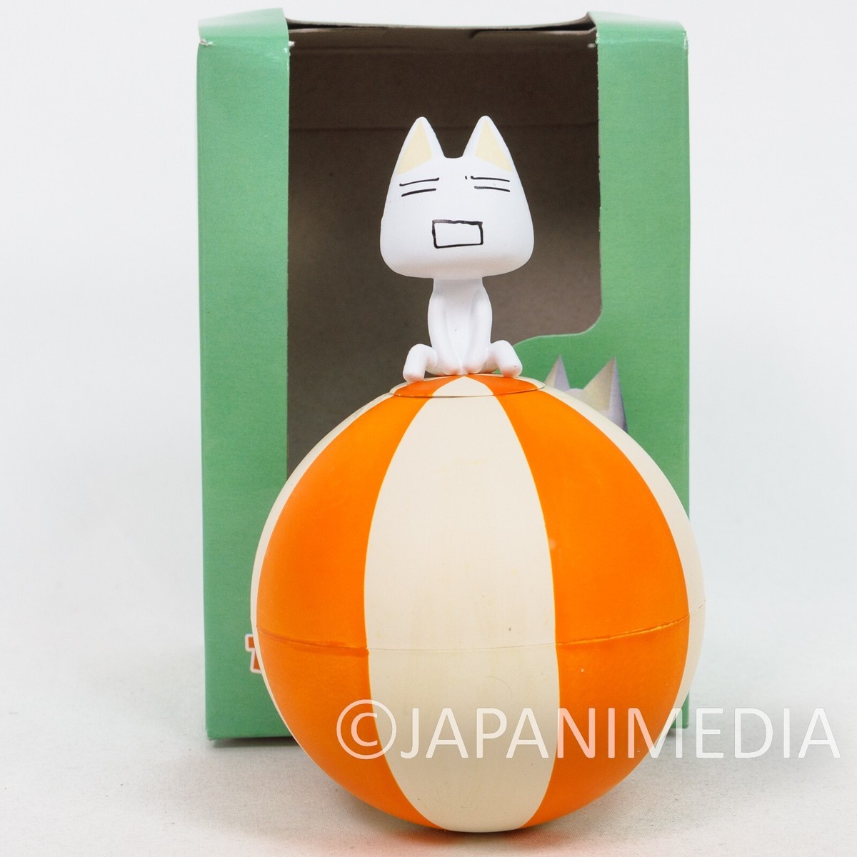 Sony Cat Doko Demo Issyo TORO INOUE Ball riding Figure Roly-Poly