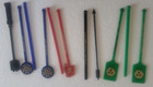 NICE VINTAGE LOT OF VARIOUS COLLECTABLE STIRRERS - IATSE IOWA  CJ'S TOWNE HOUSE — photo 1