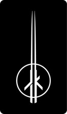 Jedi Knight Logo Die Cut Vinyl Decal Multiple Colors Made in USA