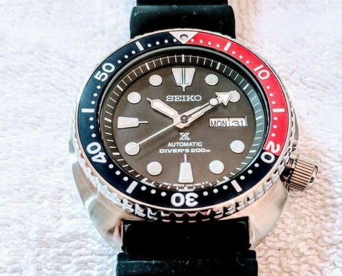 SEIKO PROSPEX MEN'S Watches SRP779K1 ottime condizioni Pepsi Lunetta  Tartaruga | eBay