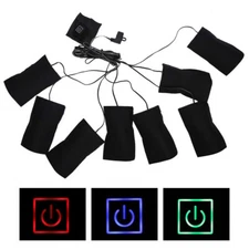 Electric Vest Cloth Jacket USB Thermal Warm Warmer Body Pads NEW