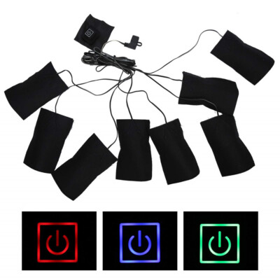 Electric Vest Cloth Jacket USB Thermal Warm Warmer Body Pads NEW