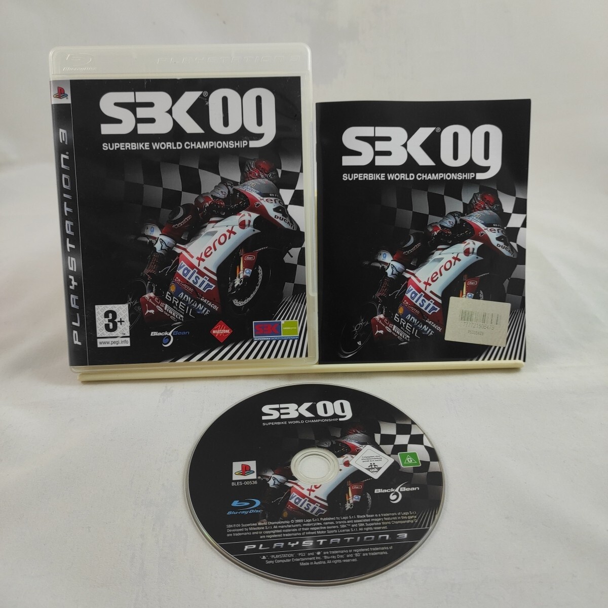 SBK 09 SUPERBIKE WORLD CHAMPIONSHIP PlayStation 3 Game PS3 includes manual