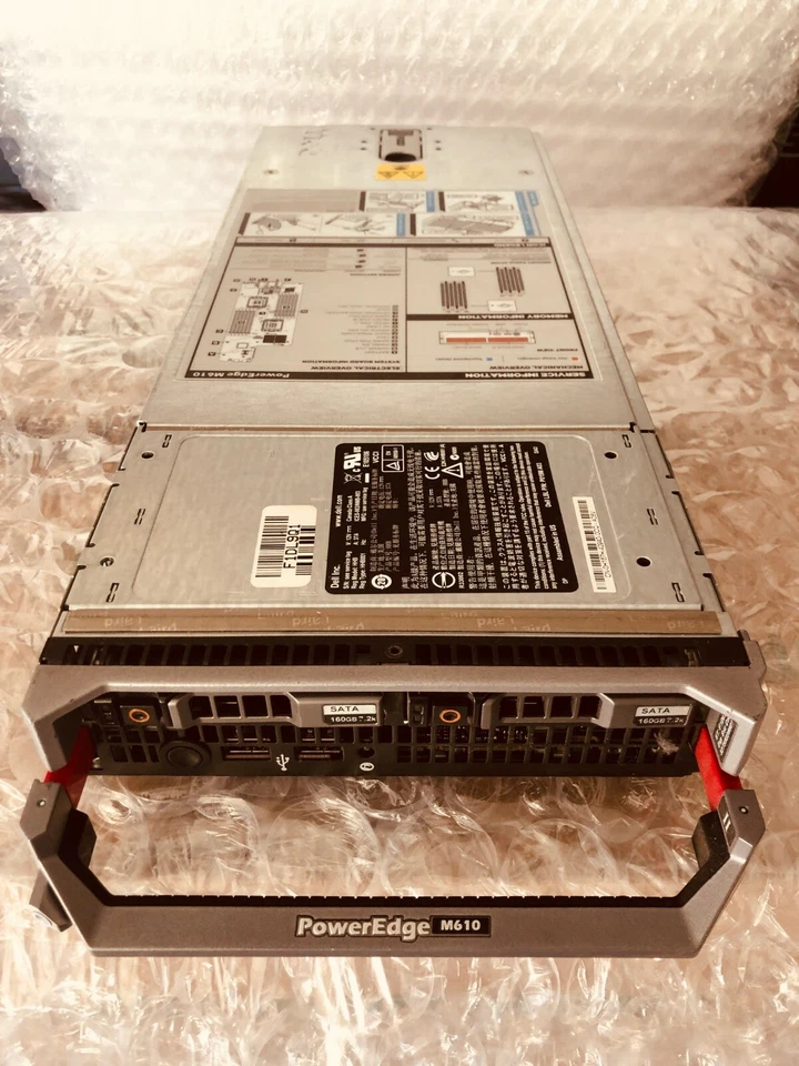DELL POWEREDGE M610 BLADE SERVER 2X 160GB HDD 2X INTEL X5630 2.53 GHZ 48GB RAM - Image 2 of 3