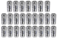 25 NEW ENERGIZER LITHIUM CR123 CR123A 123 123A 3V BATTERY EXP. 2030 FREE SHIP