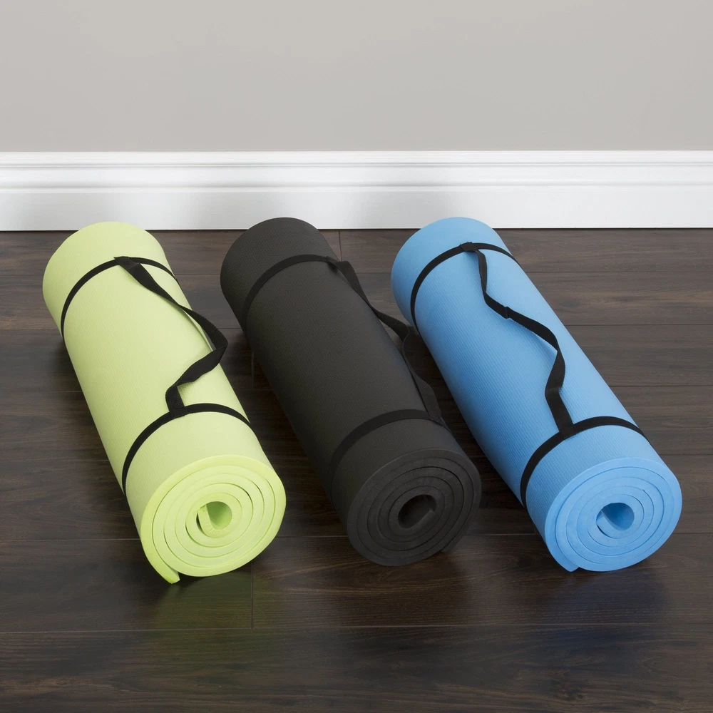 Double-Sided 1/4-Inch Thick Yoga Mat – Extra-Large 71x24-Inch Non-Slip Workout and Exercise Mat for Home, Studio, or Outdoor Fitness – Durable and Comfortable for All Yoga Practices
