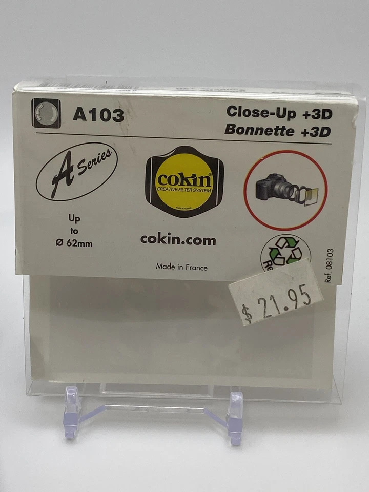 COKIN CREATIVE FILTER A SERIES SYSTEM A103 Close-Up +3D Resin Filter - Image 3 of 3