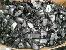 Lot of 10 - Used Mixed Genuine Dell USB LED Optical Scroll Mouse